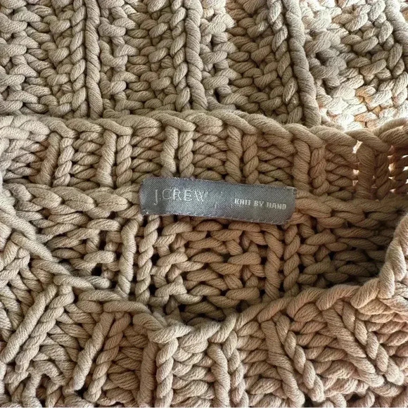 VINTAGE J. CREW HAND KNIT CHUNKY KNIT SWEATER S - Picture 5 of 10